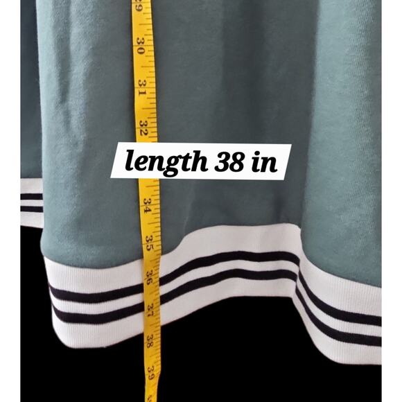 Anthropologie A+ daily Practice Color Block Zip SPORTY SWEATSHIRT DRESS 3X NWT - Picture 6 of 8